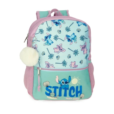 Afbeelding van Stitch meisjes schooltas 33cm Just chill