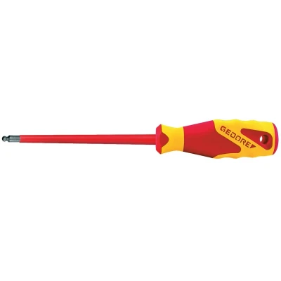 Afbeelding van Gedore VDE 2163 K 3 Inbussleutel Sleutelbreedte: mm Koplengte: 75 Afmeting, lengte: 160