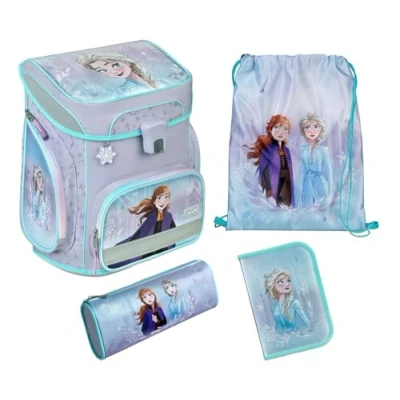 Afbeelding van Scooli Schooltas EasyFit Schulranzen Set 5 delig Frozen Paars