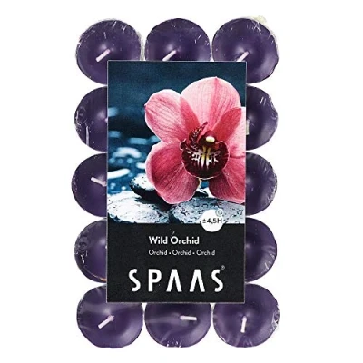 Afbeelding van SPAAS 30 Theelichten Geur, ± 4,5 uur Wild orchid