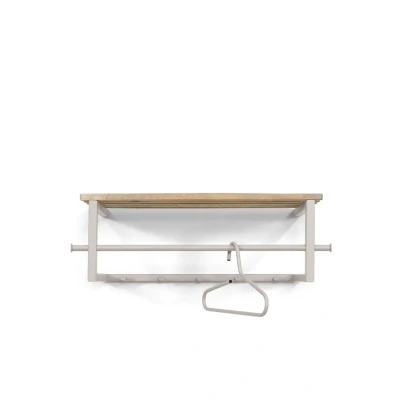 Afbeelding van Spinder Design MARCO Wandkapstok Silky Taupe Eiken