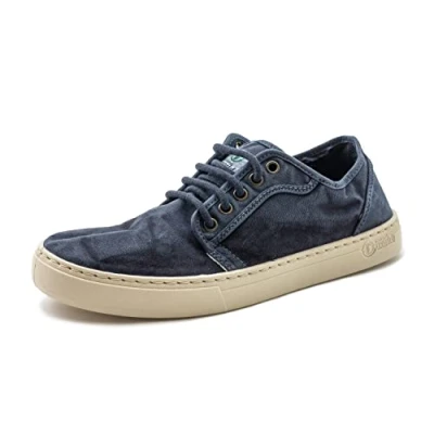 Afbeelding van Natural World Eco 6602E herenschoenen 100% milieuvriendelijk, Marineblauw