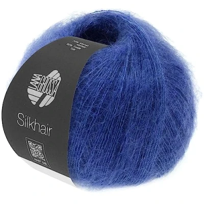 Afbeelding van LANA GROSSA Silkhair 210 m fijn kantgaren, Superkid mohair met zijde, handbreigaren, 70% (Superkid) en 30% 25 g, handbreigaren
