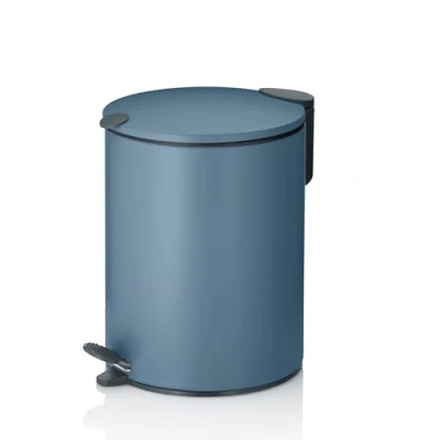 Afbeelding van Pedaal Afvalemmer, 3 L, Rook Blauw Kela Mats