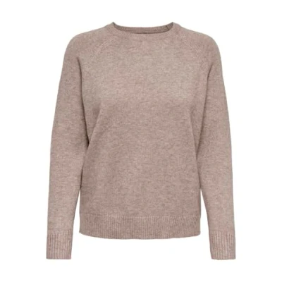 Afbeelding van ONLY Pull en tricot ONLLESLY pour femme, Marron (mélange Brownie), XXL