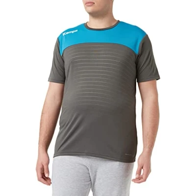 Afbeelding van Kempa Emotion 2.0 Shirt Korte Mouw Kind Antraciet Blauw Maat 128