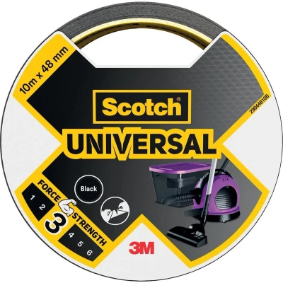 Afbeelding van Scotch Ducttape Universal, Ft 48 Mm X 10 M, Zwart Reparatietape