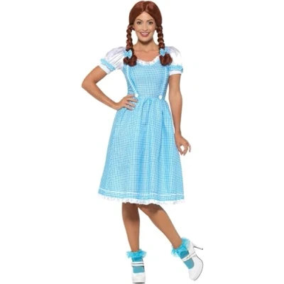 Afbeelding van Smiffy&#039;s Wizard Of Oz Kostuum Kansas Country Girl Boerenmeid Vrouw Blauw Small Bierfeest Verkleedkleding