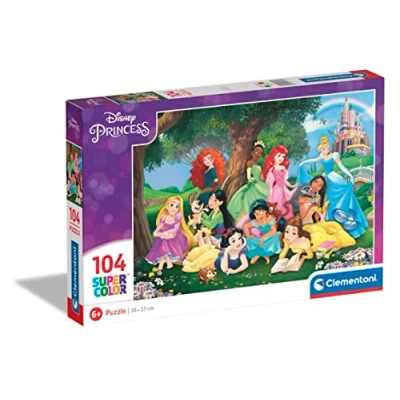 Afbeelding van Clementoni Puzzel 104 Stukjes Disney Princess, Kinderpuzzels, 6 8 jaar, 25743
