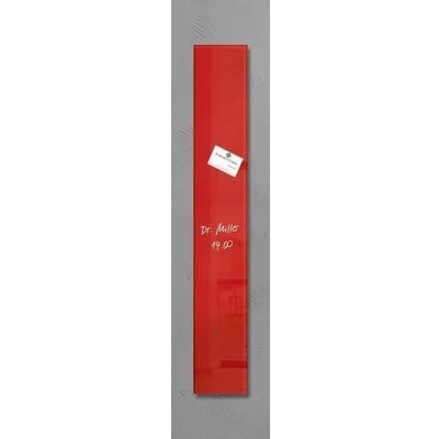 Afbeelding van Sigel Si Gl104 Glasmagneetbord Artverum 120X780X15Mm Rood