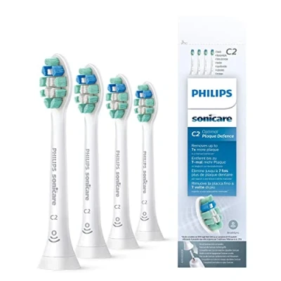 Afbeelding van Philips Sonicare opzetborstel c2 optimal plaque defense 4st. HX902410