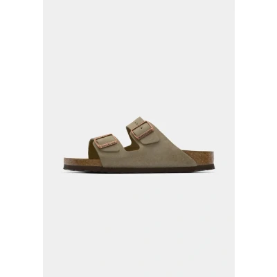 Afbeelding van Birkenstock Arizona Muiltjes, Maat: 40, Taupe Leer