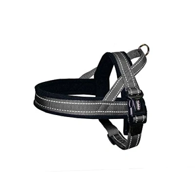 Afbeelding van Nobby norwegian hondentuig grijs XL buikband 75 98 cm + borstband 62 breedte 25 mm
