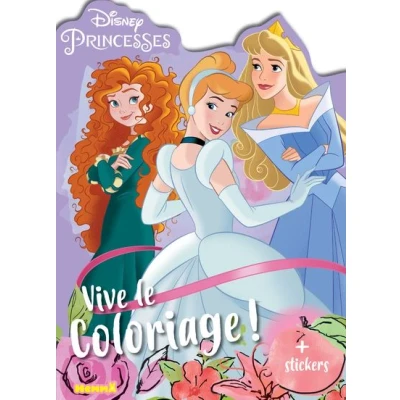 Image de Disney Princesses Vive le coloriage ! (Merida, Cendrillon, Aurore)