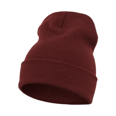 Afbeelding van Flexfit Yupoong Heavyweight LONG Muts, Maat: One Size, Maroon