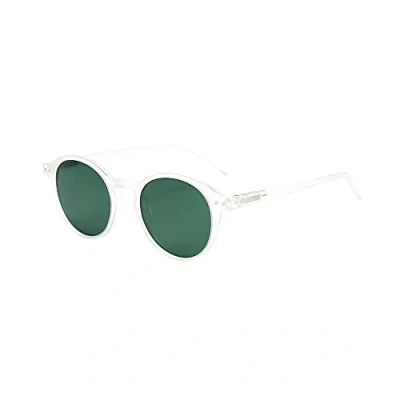 Afbeelding van ZENOTTIC gepolariseerde zonnebril Vintage klassieke ronde Retro UV400 voor mannen vrouwen …, MATTE CRYSTAL+GREEN