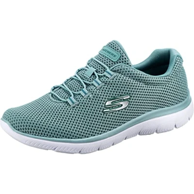 Image de Skechers SUMMITS Femme Sneaker, Bleu, 38.5 EU Large