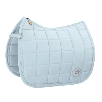 Image de Eskadron Platinum Tapis de Selle Dressage Big Square Faux Leather Powder Blue Full
