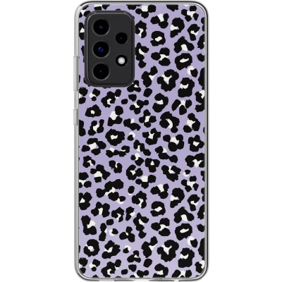 Afbeelding van imoshion hoesje Geschikt voor Samsung Galaxy A52 (5G) / A52s (4G) Siliconen Design Meerkleurig Leopard Lilac