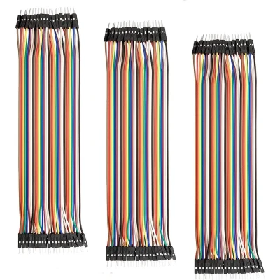 Afbeelding van AZDelivery 3 x Jumper Draadkabel 40 stuks per 20 cm M2M Man naar compatibel met Arduino en Raspberry Pi Inclusief E Book!