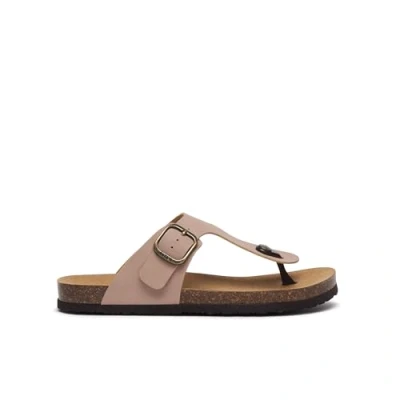 Afbeelding van SCHOLL Jackie Thong Synthetic suede Nude Dames Sandalen Naakt Maat 42
