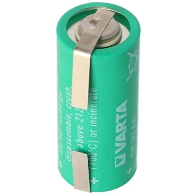 Afbeelding van Varta CR2/3 AA lithiumbatterij, 6237 met U vorm soldeerschacht