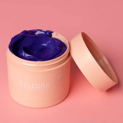 Afbeelding van Elleure Brillant Violet Kleur Masker 250ml Haibu by Kapperskorting.com