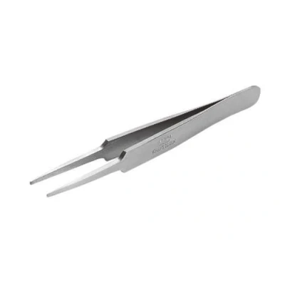 Afbeelding van Tamiya 74109 HG Straight Tweezers Round Tip Steel Pincet Gereedschap