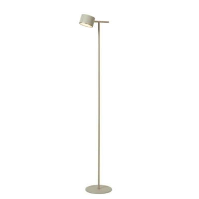 Afbeelding van Lucide GIAN Vloerlamp LED Dimb. 1x9W 2700K Taupe
