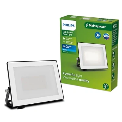 Afbeelding van Philips Lois floodlight Zwart 20W Koel wit licht; 5000K Verstraler