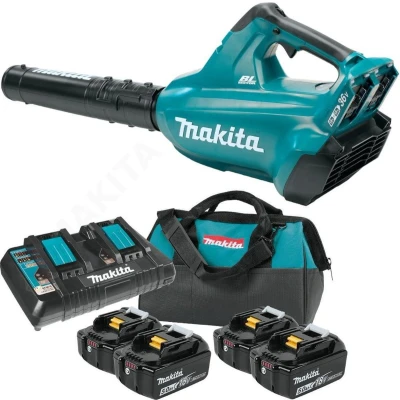 Afbeelding van Makita DUB362PT4X 36V (2x 18V) Li Ion accu bladblazer set (4x 5.0Ah accu) 200 km/h