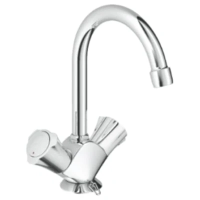 Afbeelding van Grohe Costa wastafelkraan inzinkbare ketting chroom 21337001