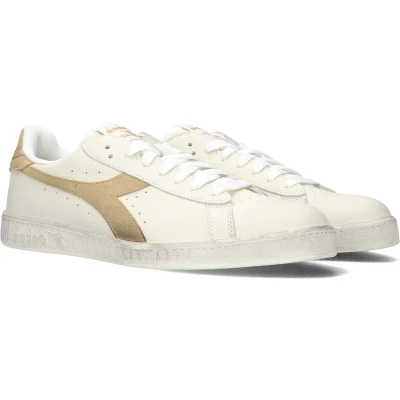 Afbeelding van Diadora GAME Unisex Sneakers laag, Maat: 44, White/latte Leer