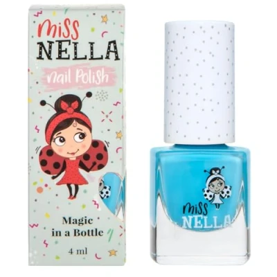 Afbeelding van Miss Nella Mermaid Blue nagellak voor kinderen, peel off formule, op waterbasis en geurloos
