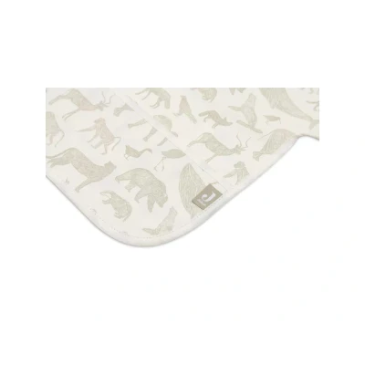Afbeelding van Jollein Slab Waterproof Met Mouw Animals Olive Green