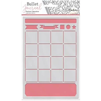 Image de Pochoir pour agenda Calendrier Aladine