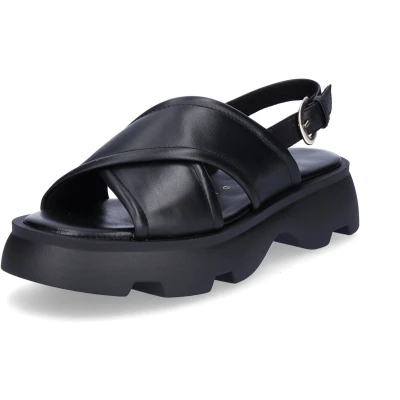 Afbeelding van Gabor Comfort Sandalen met plateauzool, Dames, Maat: 37, Schwarz Schoenen
