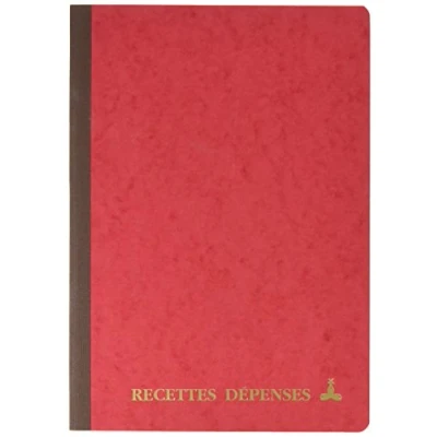 Image de Répertoire Le dauphin recettes dépenses A4 80 pages reliure piquée Assorties
