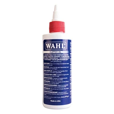 Image de Wahl Huile de tondeuse pour à cheveux, barbe et rasoirs, huiles lubrifiantes tondeuses, entretien des lames, convient les lames cheveux tondeuse,