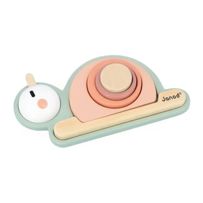 Image de Jeu d&#039;éveil Janod Empilable Sensoriel Escargot