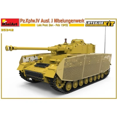 Afbeelding van 1:35 MiniArt 35342 Pz.Kpfw.IV Ausf. J Nibelungenwerk Late Prod. (JanFeb&#039;45) Plastic Modelbouwpakket