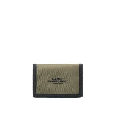 Afbeelding van Element Dreifach Faltbares Portemonnee, Heren, Maat: One Size, Beige