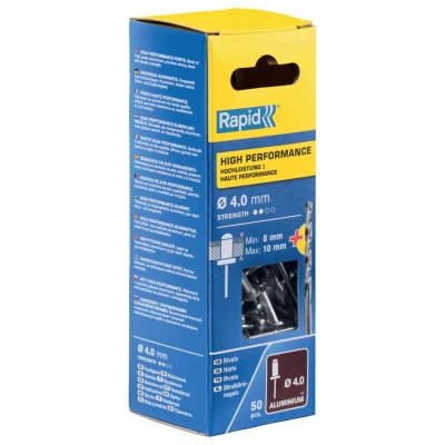 Afbeelding van Rapid blindklinknagel alu + drill 4.0x14mm (50st)