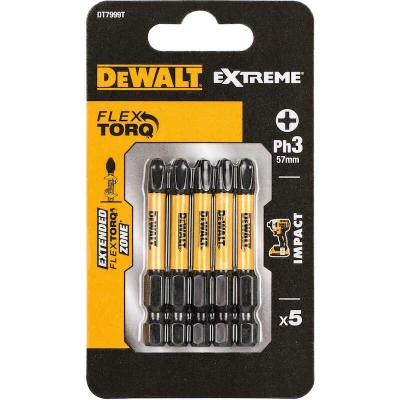 Afbeelding van DEWALT DT7999T QZ IMPACT schroefbit Torsion 50mm PH3 (5 st.)