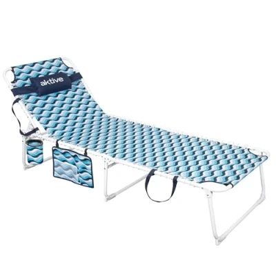 Afbeelding van Hangmat Aktive Blauw Staal 200 x 88 70 cm