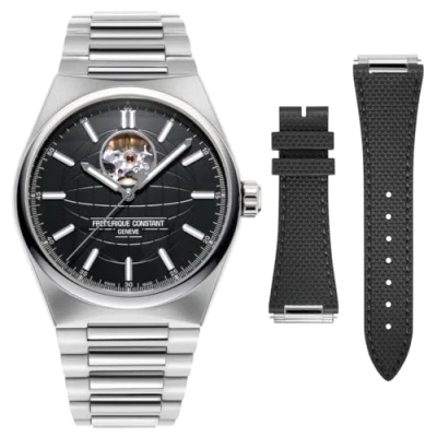 Afbeelding van Frédérique Constant Highlife Heart Beat FC 310B4NH6B Horloge Staal Zilverkleurig Ø 41 mm