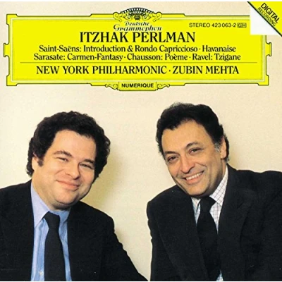 Afbeelding van Saint Saens, Sarasate, Chausson, Ravel / Perlman, Mehta