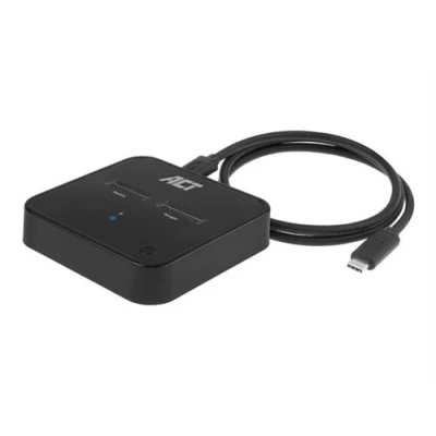 Image de ACT Station d&#039;accueil de SSD fonction clonage baies : 2 M.2 NVMe Card / PCIe (NVMe) USB C 3.2 (Gen 2) noir