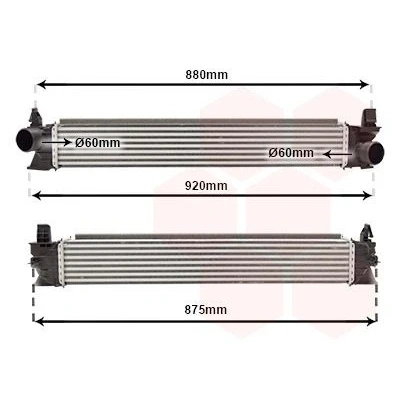 Afbeelding van Van WEZEL 17014713 Intercooler FIAT: Ducato III