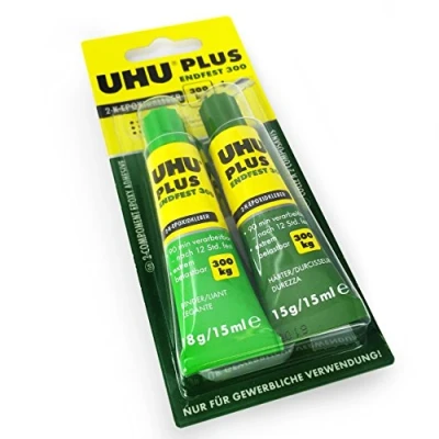 Afbeelding van UHU Endfest Plus 300 2 componentenlijm, oplosmiddelvrij, 15 ml